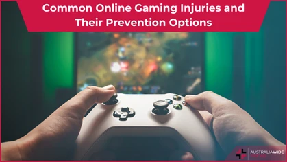 Online Gaming Injuries article header